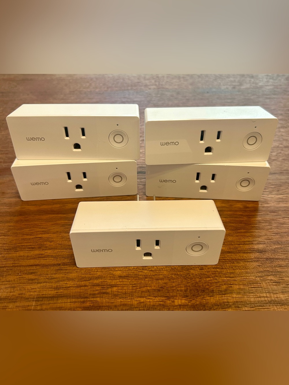 5 Wemo Mini F7C063 WiFi Smart Plugs